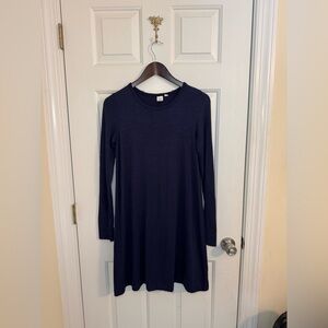 GAP Sweater Dress Size Small Deep Blue Knit